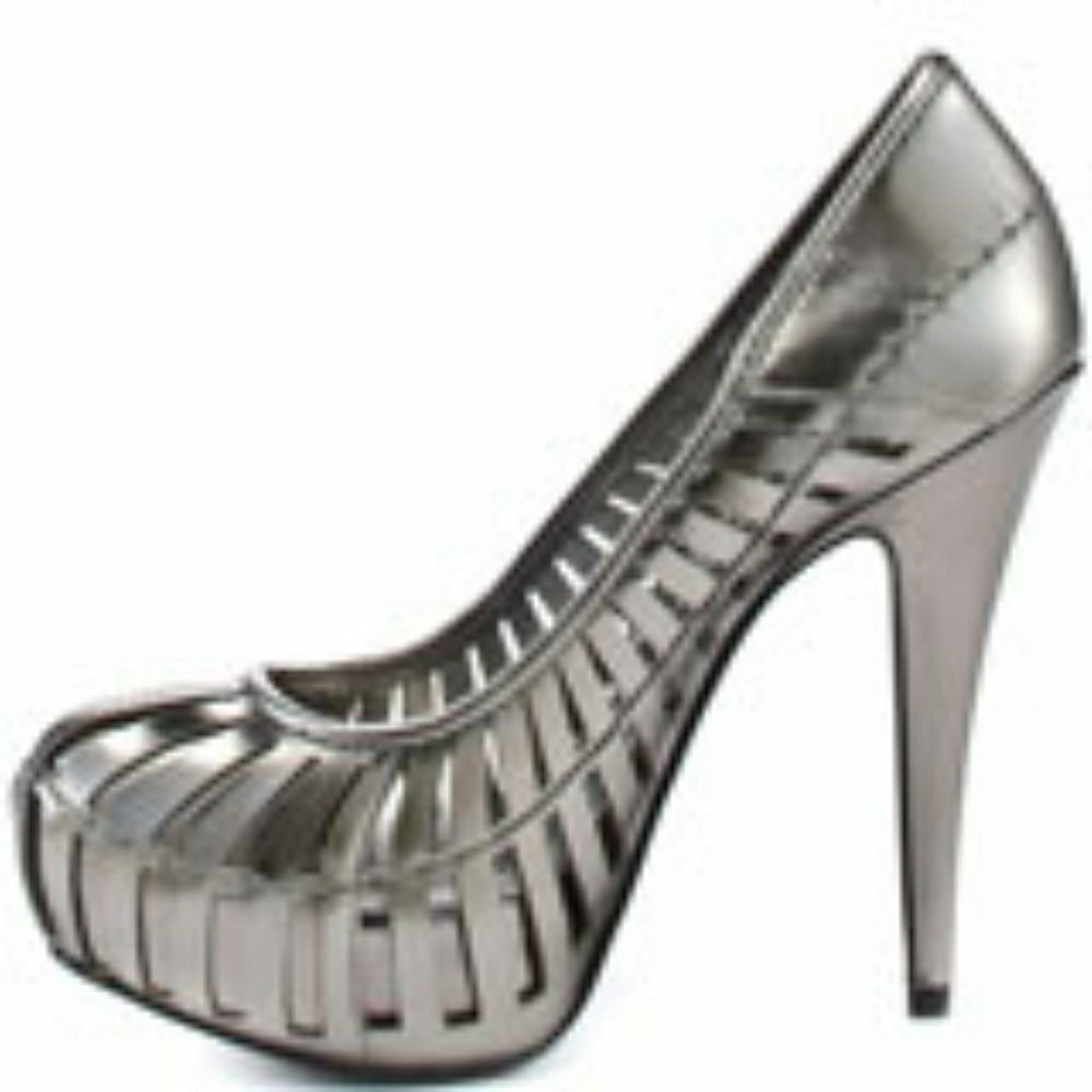 BCBG Estrella Black and Pewter